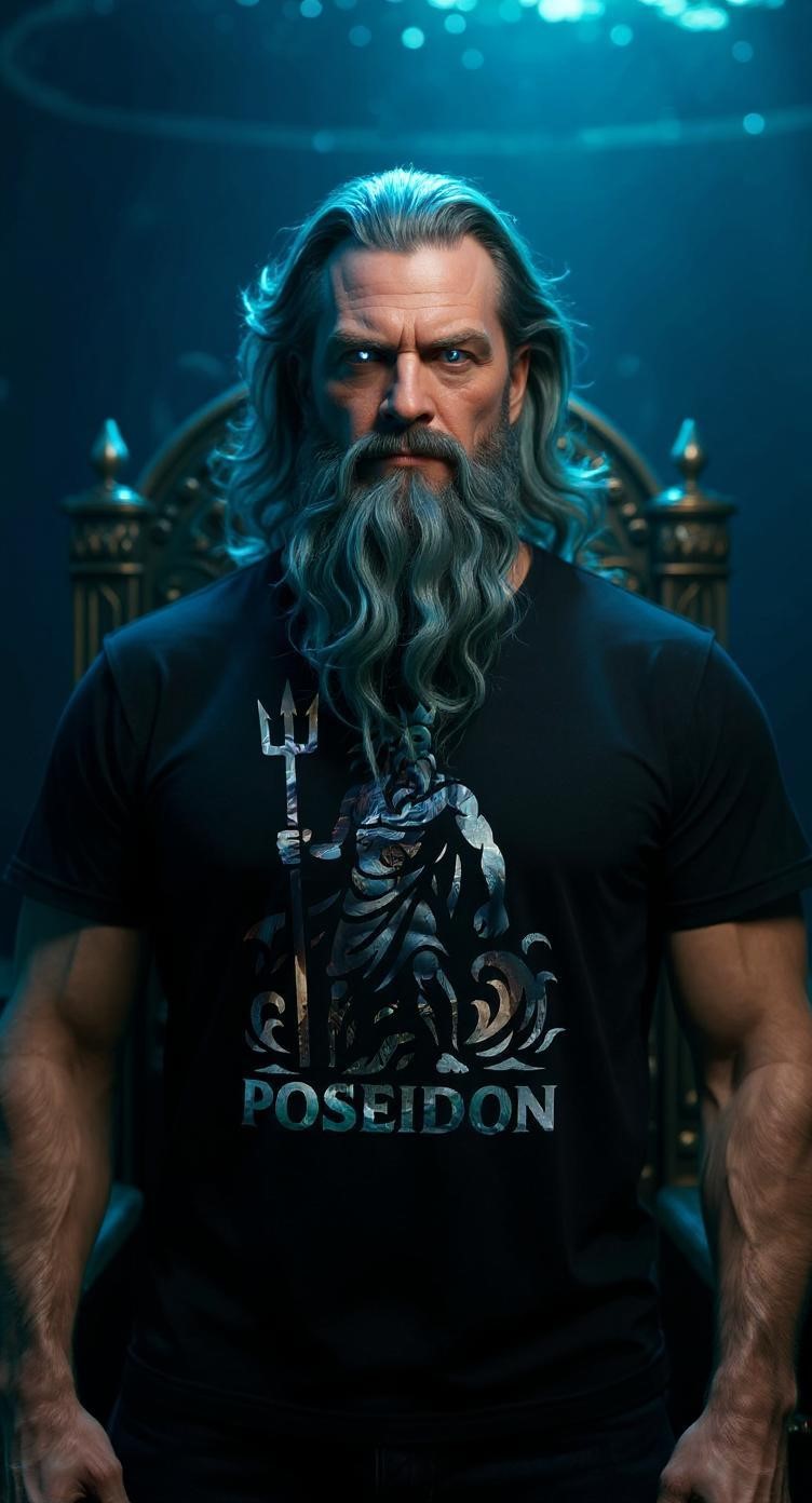 Poseidon - Ovid - Tri Print - Unisex classic tee