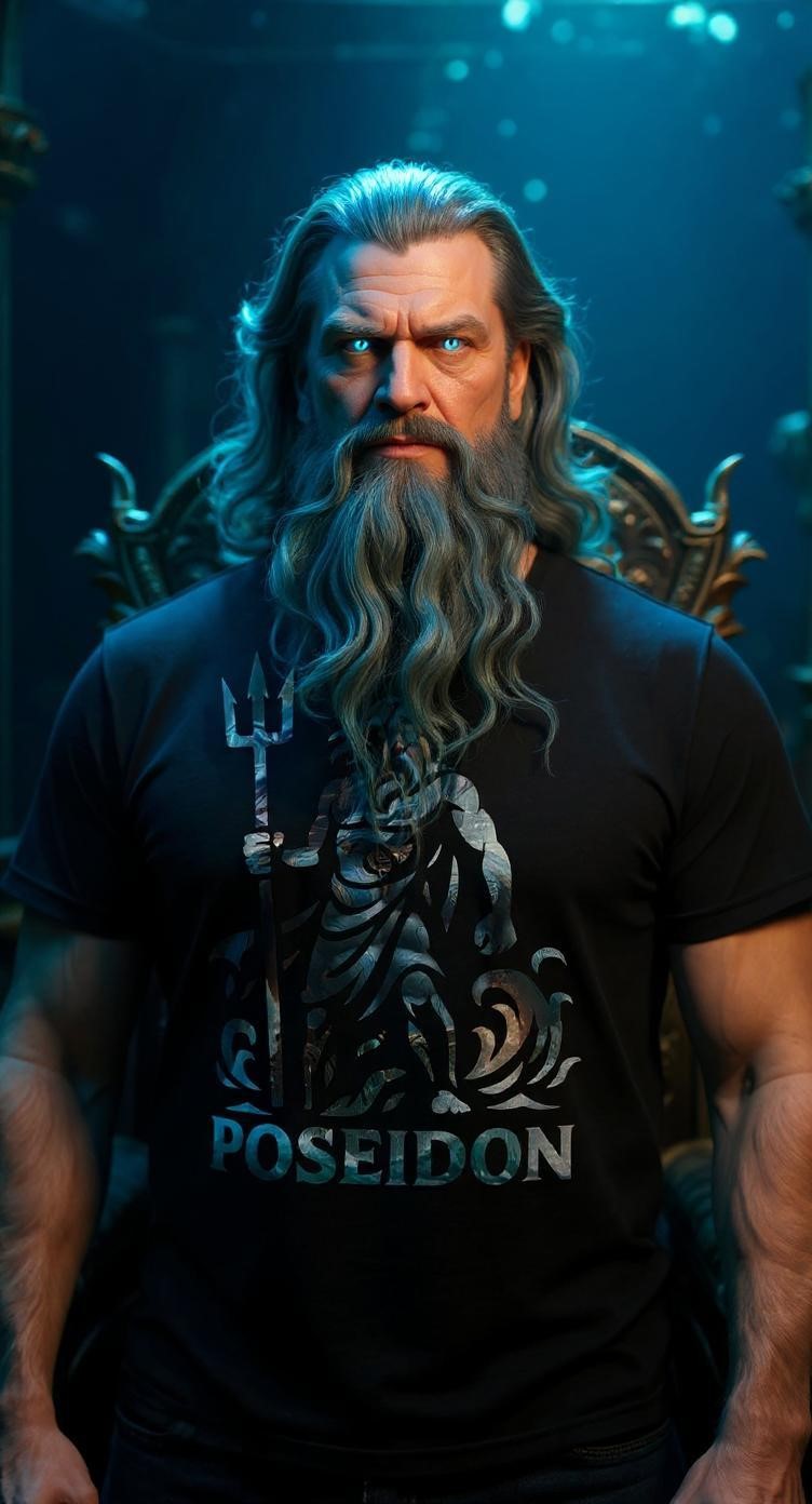 Poseidon - Ovid - Tri Print - Unisex classic tee