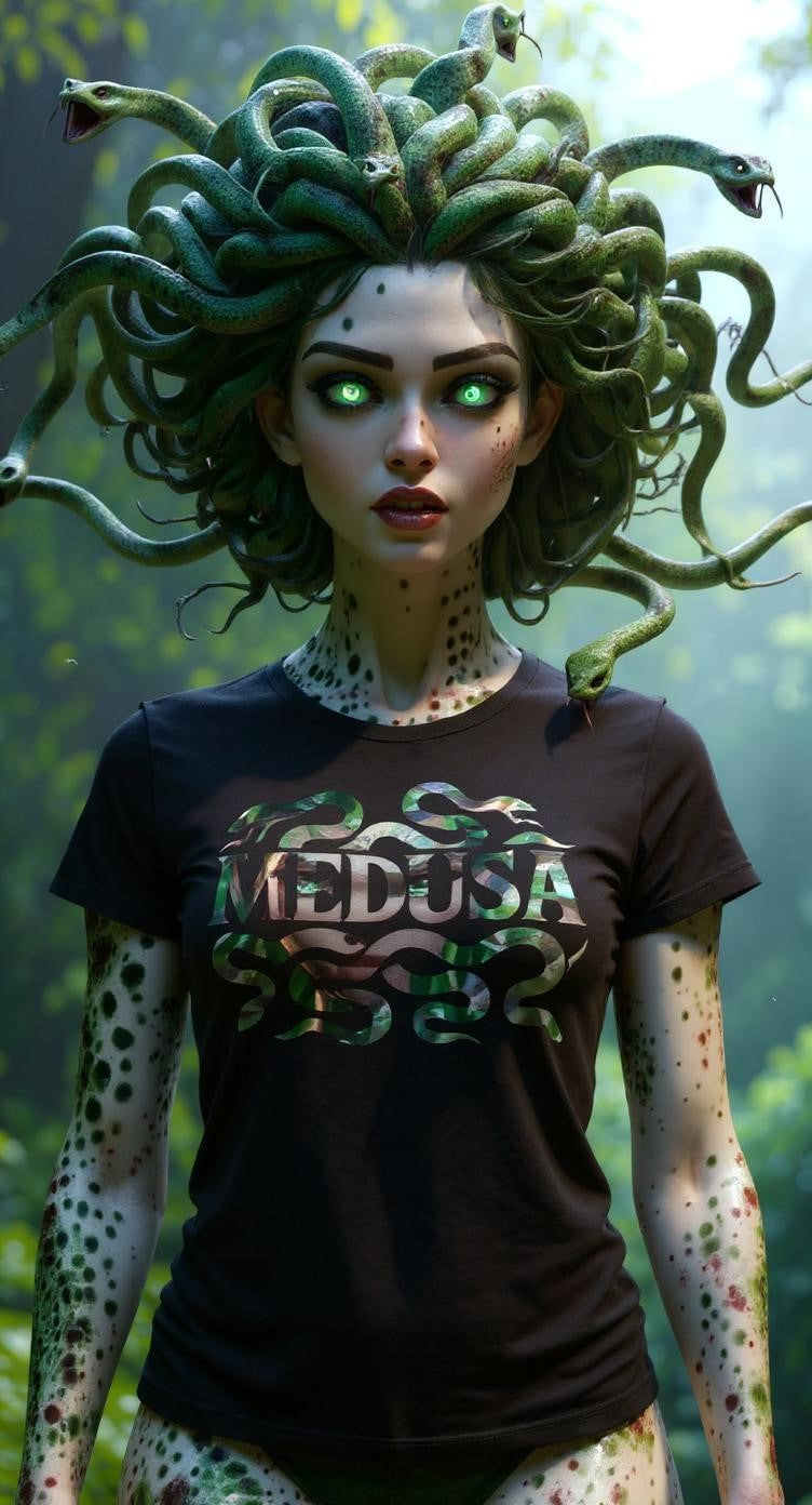 Medusa - Ovid - Tri Print - Unisex classic tee